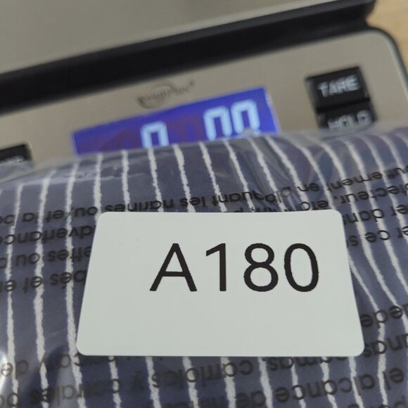 NEW Adrianna Papell Womens L Navy Striped Blouse Polyester/Elastane - Picture 8 of 8